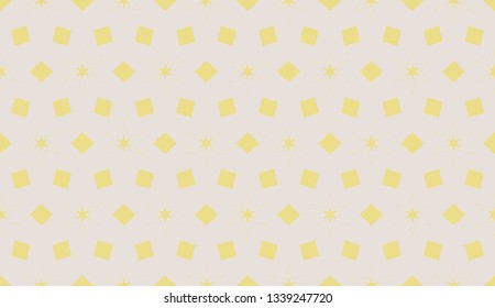 Yellow . Vector luxury abstract background. Vector seamless pattern