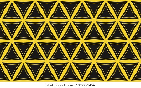 Yellow . Vector luxury abstract background. Vector seamless pattern