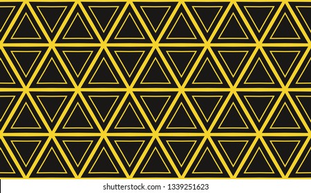 Yellow . Vector luxury abstract background. Vector seamless pattern