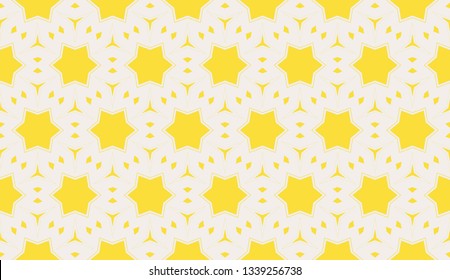 Yellow . Vector luxury abstract background. Vector seamless pattern