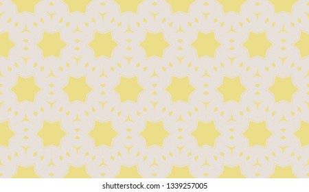 Yellow . Vector luxury abstract background. Vector seamless pattern