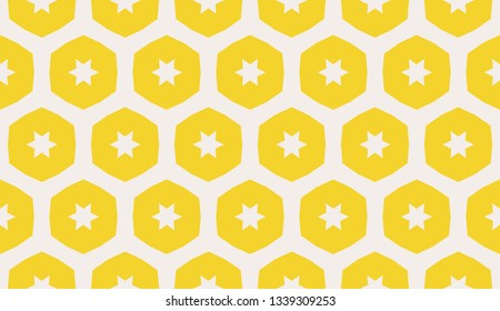 Yellow . Vector luxury abstract background. Vector seamless pattern