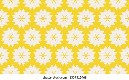 Yellow . Vector luxury abstract background. Vector seamless pattern