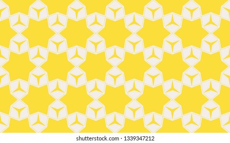 Yellow . Vector luxury abstract background. Vector seamless pattern