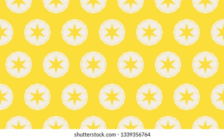Yellow . Vector luxury abstract background. Vector seamless pattern