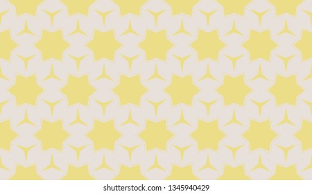 Yellow . Vector luxury abstract background. Vector seamless pattern