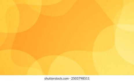 Yellow vector modern abstract background with shapes