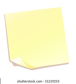 yellow vector notes icon