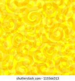 Yellow vector pattern of the spiral motifs