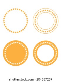 Yellow Vector Seal and Frame Set