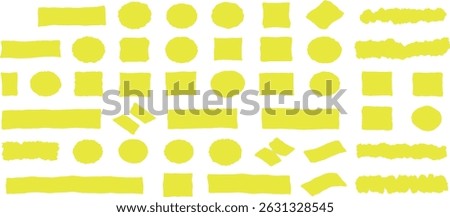 Yellow vector spicy food label bg. Crayon handdrawn brushstrokes
