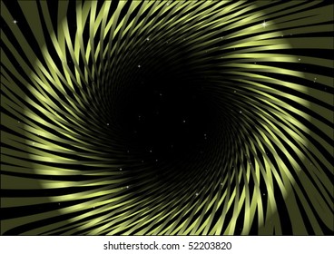 Yellow vector swirled background