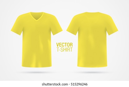 Mockup Tshirt Yellow Images Stock Photos Vectors Shutterstock
