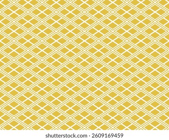 Yellow Version of the Takeda-bishi Pattern Illustration