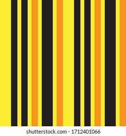 Yellow vertical striped seamless pattern background suitable for fashion textiles, graphics