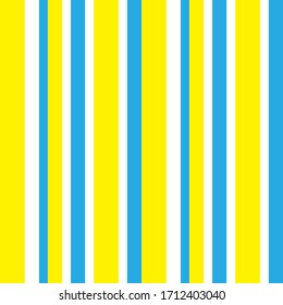 Yellow vertical striped seamless pattern background suitable for fashion textiles, graphics