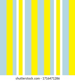 Yellow vertical striped seamless pattern background suitable for fashion textiles, graphics