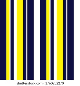 Yellow vertical striped seamless pattern background suitable for fashion textiles, graphics