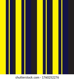 Yellow vertical striped seamless pattern background suitable for fashion textiles, graphics