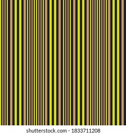 Yellow vertical striped seamless pattern background suitable for fashion textiles, graphics
