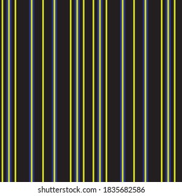 Yellow vertical striped seamless pattern background suitable for fashion textiles, graphics