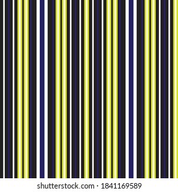 Yellow vertical striped seamless pattern background suitable for fashion textiles, graphics