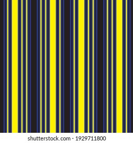 Yellow vertical striped seamless pattern background suitable for fashion textiles, graphics
