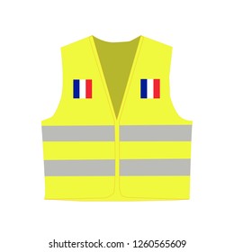 Yellow vests - Illustration, Symbol of the protest movement against the French government
