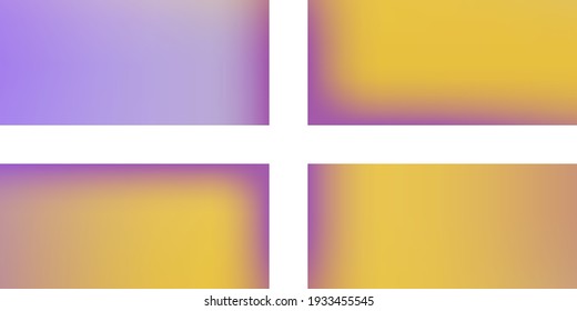 Yellow Vibrant Pastel Smooth Watercolor Colorful Surface. Soft Purple Violet Smooth Surface Backdrop. Pink Blank Modern Original Frame Background. Bright Lavender Empty Gradient Mesh Illustration.