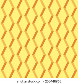 Yellow vintage lines geometric pattern