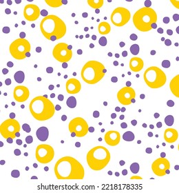  Yellow Violet Dalmatian Spot Pattern