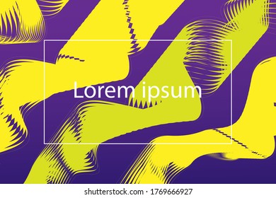 yellow and violet splash  abstract background .