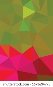 Yellow vivid polygonal vector background.  geometric vector illustration. creative design template