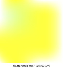 Gelbes, leicht glattes Neon Gradient Mesh. Mehrfarbiges VektorAquarell-Modefoto Trendy Design-Bild. Weißer hellblauer Spotlight unscharfer Hintergrund. Farbheller, flüssiger Lemon-Farbverlauf-Hintergrund.