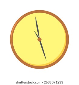 Yellow Wall Clock ideal for interior design and home decor