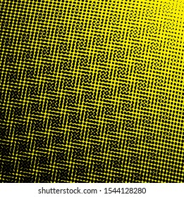 The yellow wallpaper background design with black dots style