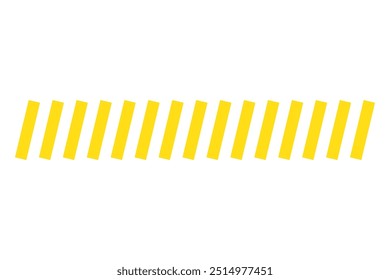 yellow warning line striped rectangular background, yellow and black stripes on the diagonal, a warning to be careful of the potential danger vector template sign border