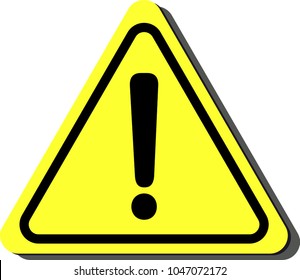 Hazard Warning Attention Sign Stock Vector (Royalty Free) 389771089