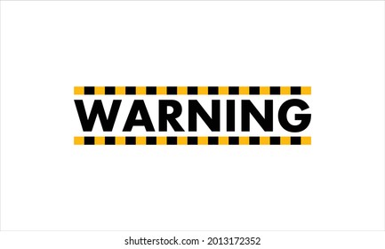 Yellow Warning Tape icon logo design illustration vector template symbol