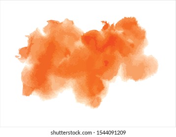 yellow water color paint background vector