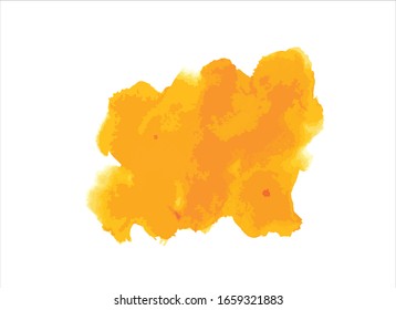 yellow water color paint background