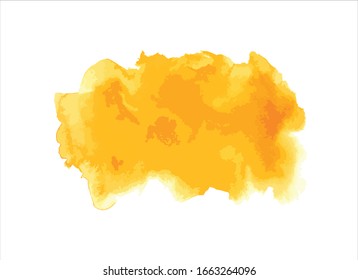 yellow water color paint background