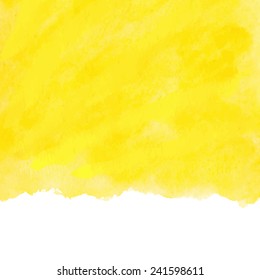 Yellow watercolor background