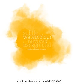 Yellow Watercolor Background