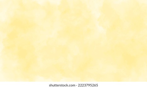 Yellow watercolor background, color splashing, Watercolor abstract wet hand drawn for wallpaper, card greeting, poster, design, cover, invitation. Vector illustration