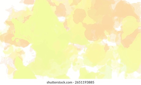 Yellow watercolor background with copyspace for your design. vector.