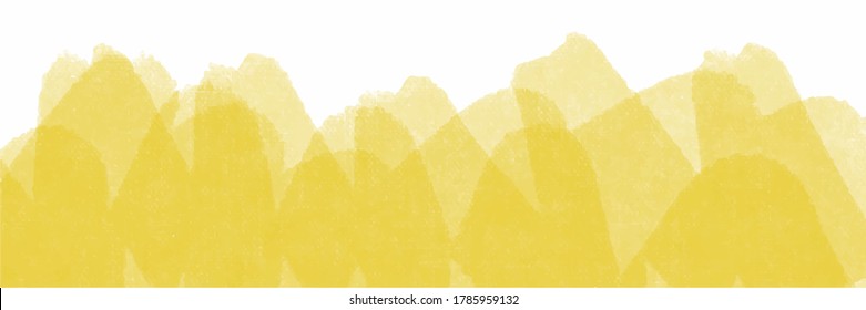 Yellow watercolor background for textures backgrounds and web banners design
