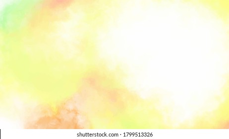 Yellow watercolor background for textures backgrounds and web banners design
