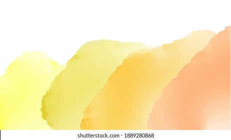 Yellow watercolor background for textures backgrounds and web banners design
