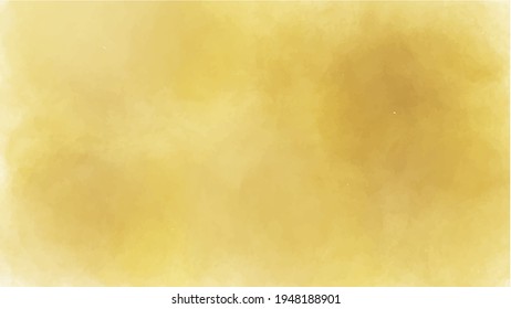 Yellow watercolor background for textures backgrounds and web banners design

